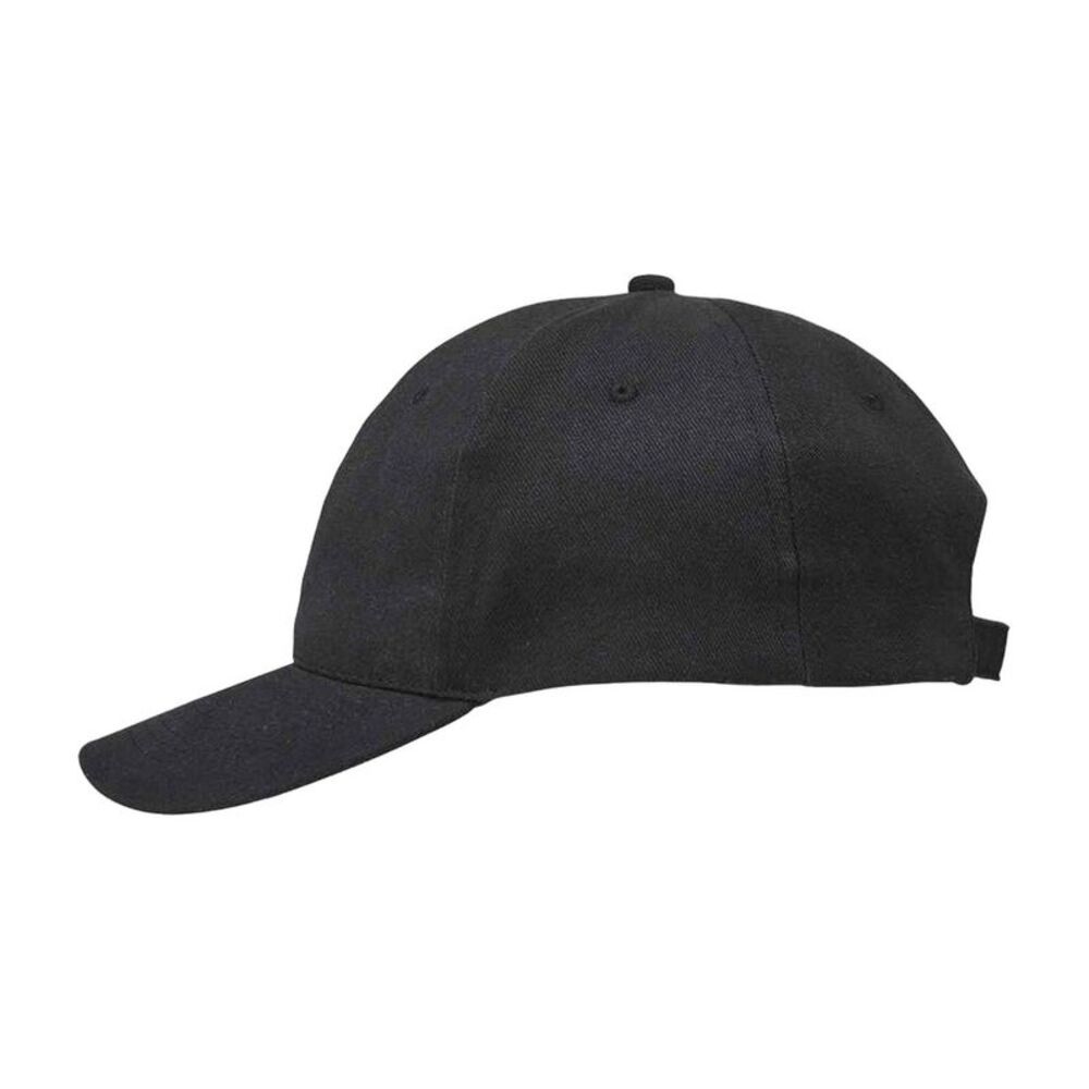 SOLS Unisex Buffalo 6 Panel Baseball Cap / Carbon Grey